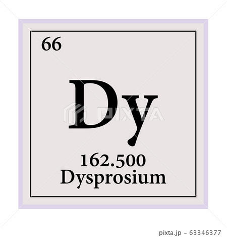 Dysprosium Periodic Table of the Elements Vector Dysprosium Periodic Table of the Elements Vector 63346377