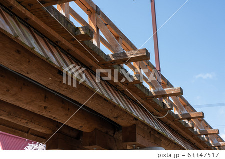 岐阜県高山市 宮川 不動橋 (4月) 岐阜県高山市 宮川 不動橋 (4月) 63347517