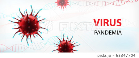 Coronavirus epidemia vector common human virus illustration 63347704