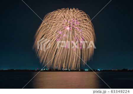 古河花火の写真素材