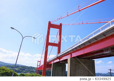 長崎県　平戸市　平戸大橋 63349925