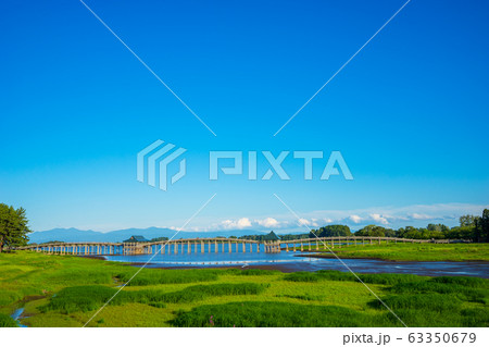 【青森県】鶴の舞橋・日本一の木造三連太鼓橋 【青森県】鶴の舞橋・日本一の木造三連太鼓橋 63350679