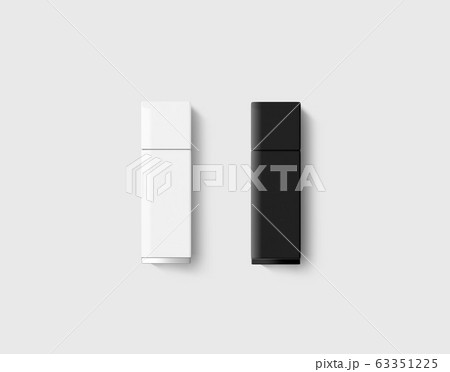 Blank usb drive design mock up set, black, white Blank usb drive design mock up set, black, white 63351225