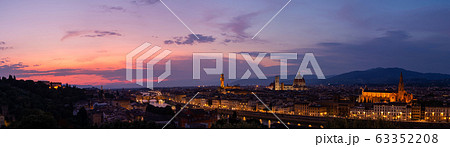 Florence at the Evening, Tuscany, Italy 63352208