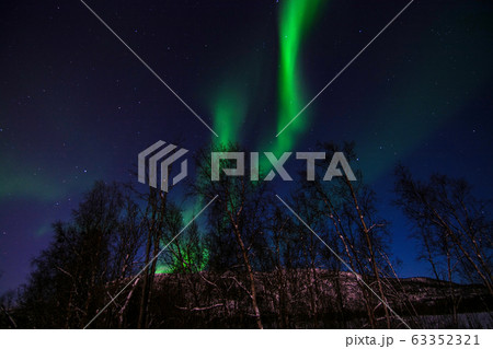 Aurora Borealis, River Eibyelva, Alta, Norway Aurora Borealis, River Eibyelva, Alta, Norway 63352321