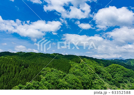 新緑の季節 晴天の高千穂峡 美しい新緑風景 Fresh green season Japan 新緑の季節 晴天の高千穂峡 美しい新緑風景 Fresh green season Japan 63352588