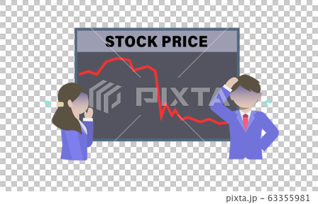 Illustration of people rushing stock prices Illustration of people rushing stock prices 63355981