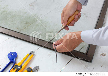 網戸の張替え 網戸の張替え 63358899