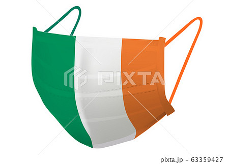 アイルランド　マスク　 国旗　アイコン 63359427