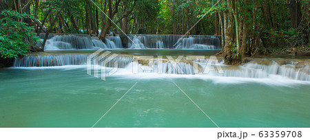 waterfall in rain forest waterfall in rain forest 63359708