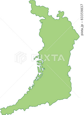 大阪府の地図_主線有 大阪府の地図_主線有 63359837