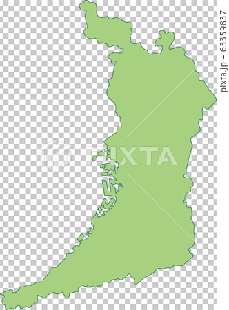 大阪府の地図_主線有 大阪府の地図_主線有 63359837
