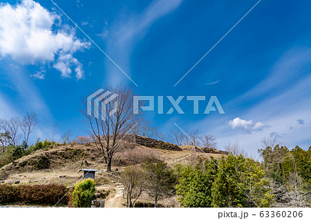 三重県　熊野市　初春の赤木城跡 63360206