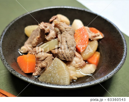 豚すじと根菜のおいしい煮込み 63360543