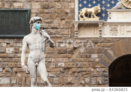 The Statue Of David in the Piazza della Signoria Italy The Statue Of David in the Piazza della Signoria Italy 63360825