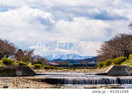 春の八王子から見る冠雪の丹沢山 春の八王子から見る冠雪の丹沢山 63361096