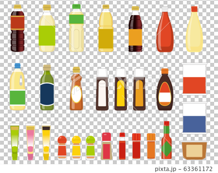 調味料　食品　イラスト 63361172