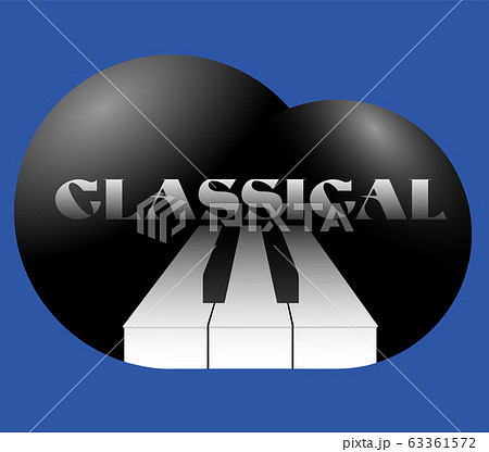 creative minimal black logo of piano keys and spheres with the inscription 63361572