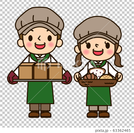 Bakery man and woman Bakery man and woman 63362465