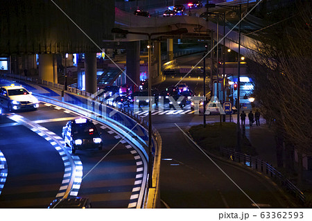 交通 車 青山通り 赤坂周辺 都会 東京 夜景 光跡 ネオン 望遠 ロングショットの写真素材 交通 車 青山通り 赤坂周辺 都会 東京 夜景 光跡 ネオン 望遠 ロングショットの写真素材