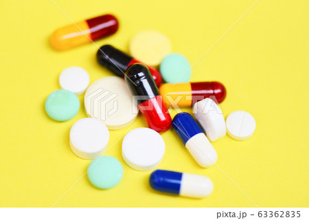 Capsule pill - Many colorful assorted Capsule pill - Many colorful assorted 63362835