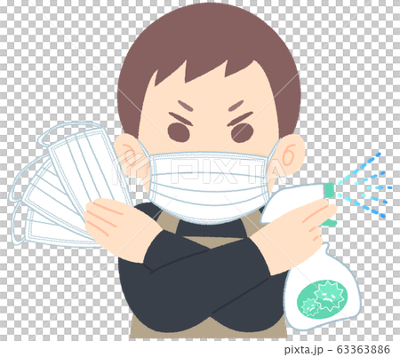 There is a mask to fight the virus There is a mask to fight the virus 63363886