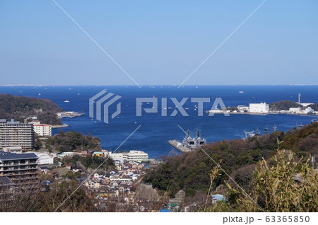 横須賀港と東京湾 63365850