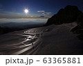 Glacier with rocks in Austria with snow and blue sky 63365881