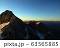 Glacier with rocks in Austria with snow during sunrise 63365885
