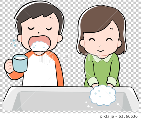 to wash oneself clipart of children