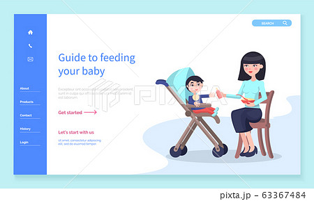 Guide to Feeding Your Baby, Mother Care About Son 63367484