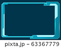 Technology border, futuristic screen background, 63367779