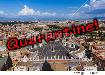 Quarantine in italy. View from Sant Peters Quarantine in italy. View from Sant Peters 63369532