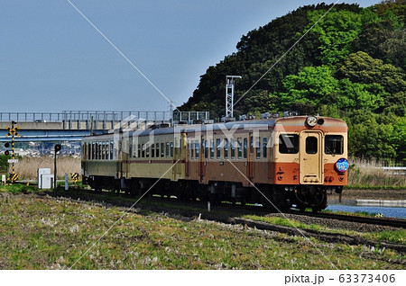 ひたちなか海浜鉄道、中根・金上駅間を走る普通列車（キハ200形） 63373406