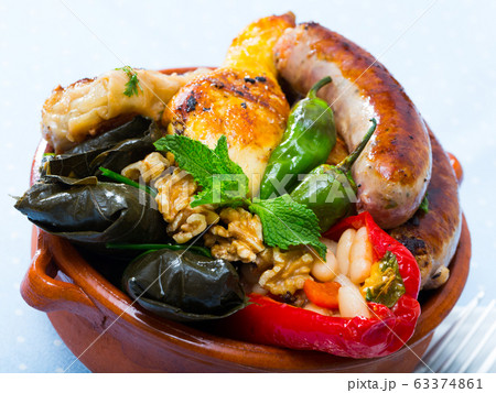 Bulgarian dish Kapama Bulgarian dish Kapama 63374861