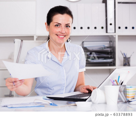 office worker Office Worker Stock Photo - Download Image Now - Looking At
