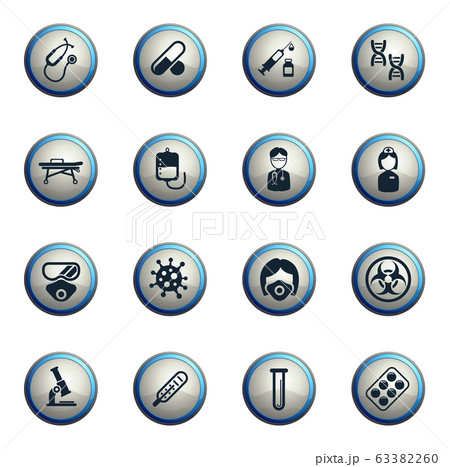 Coronavirus COVID-19 icon set Coronavirus COVID-19 icon set 63382260