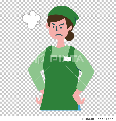 Super clerk woman angry Super clerk woman angry 63383577