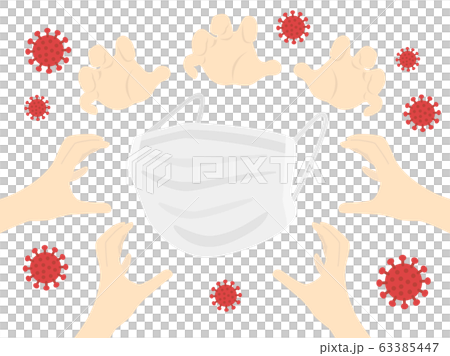 口罩短缺問題的插圖 63385447