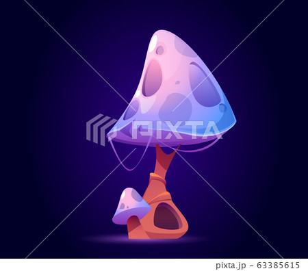 Fantasy mushroom, alien or magic unusual plant 63385615