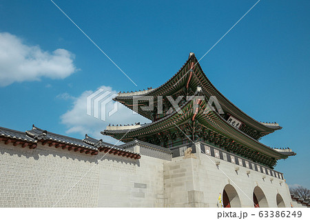 ソウル 景福宮 建築物 63386249
