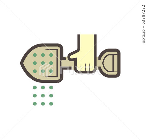cement pouring icon 63387232