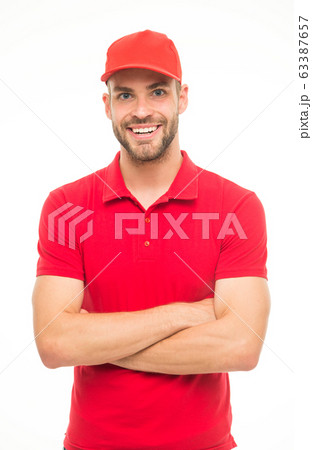Cheerful cashier. Delivery service. Restaurant Cheerful cashier. Delivery service. Restaurant 63387657