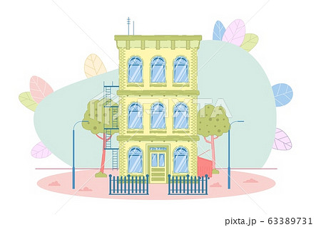Three-Story Condominium Private Apartment Building 63389731