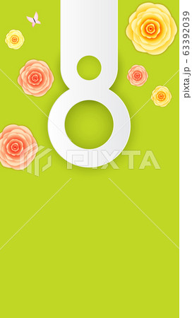 Women's Day Greeting Card 8 March Vector Women's Day Greeting Card 8 March Vector 63392039