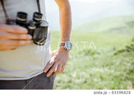 Man traveling in the mountains Man traveling in the mountains 63396828