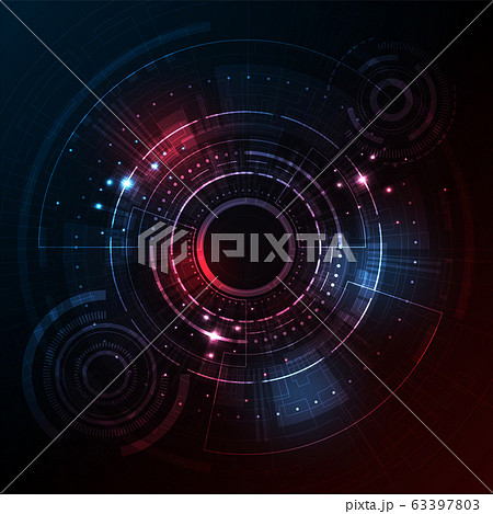 Vector background in the concept of technology. 63397803