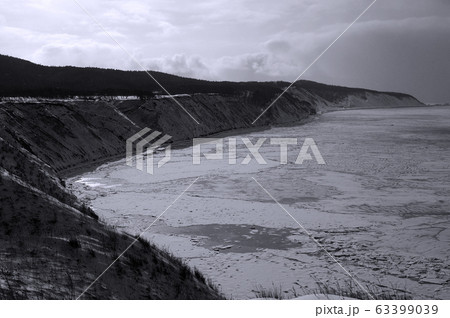 北海道 能取岬 モノクロ写真 北海道 能取岬 モノクロ写真 63399039