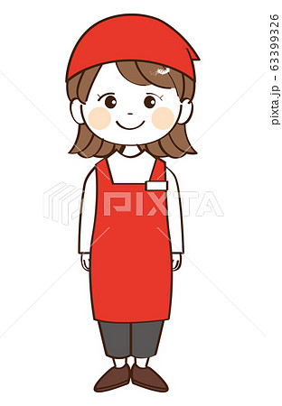 女性、店員、笑顔 63399326