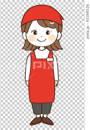 女性、店員、笑顔 63399326